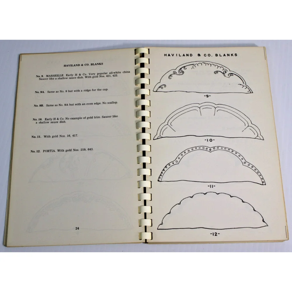 Two Hundred Patterns Haviland China Book Two Arlene Schleiger 1952 Reference